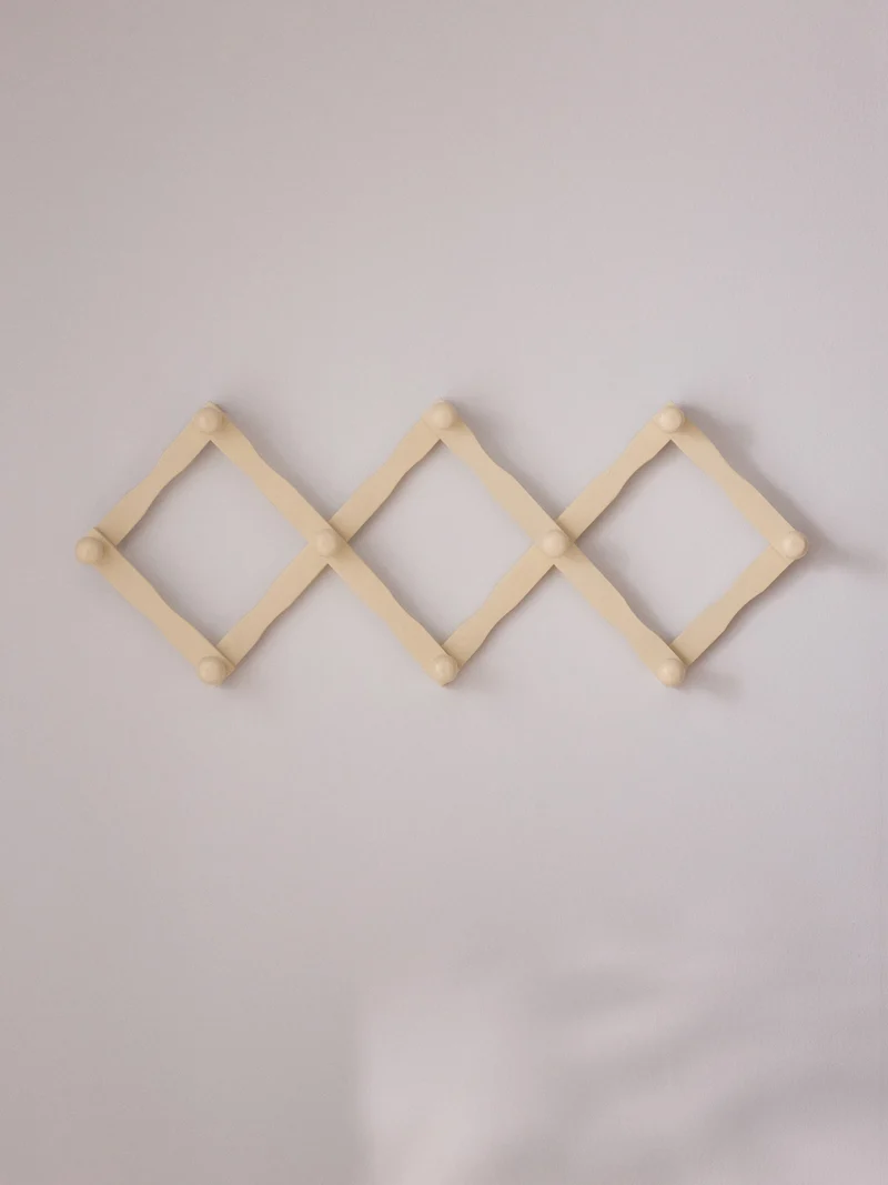 Portemanteau accordéon en bois