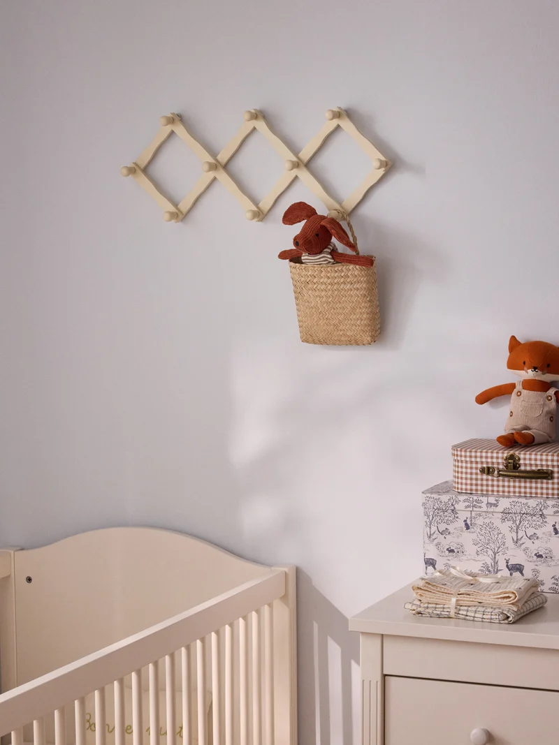 Portemanteau accordéon en bois