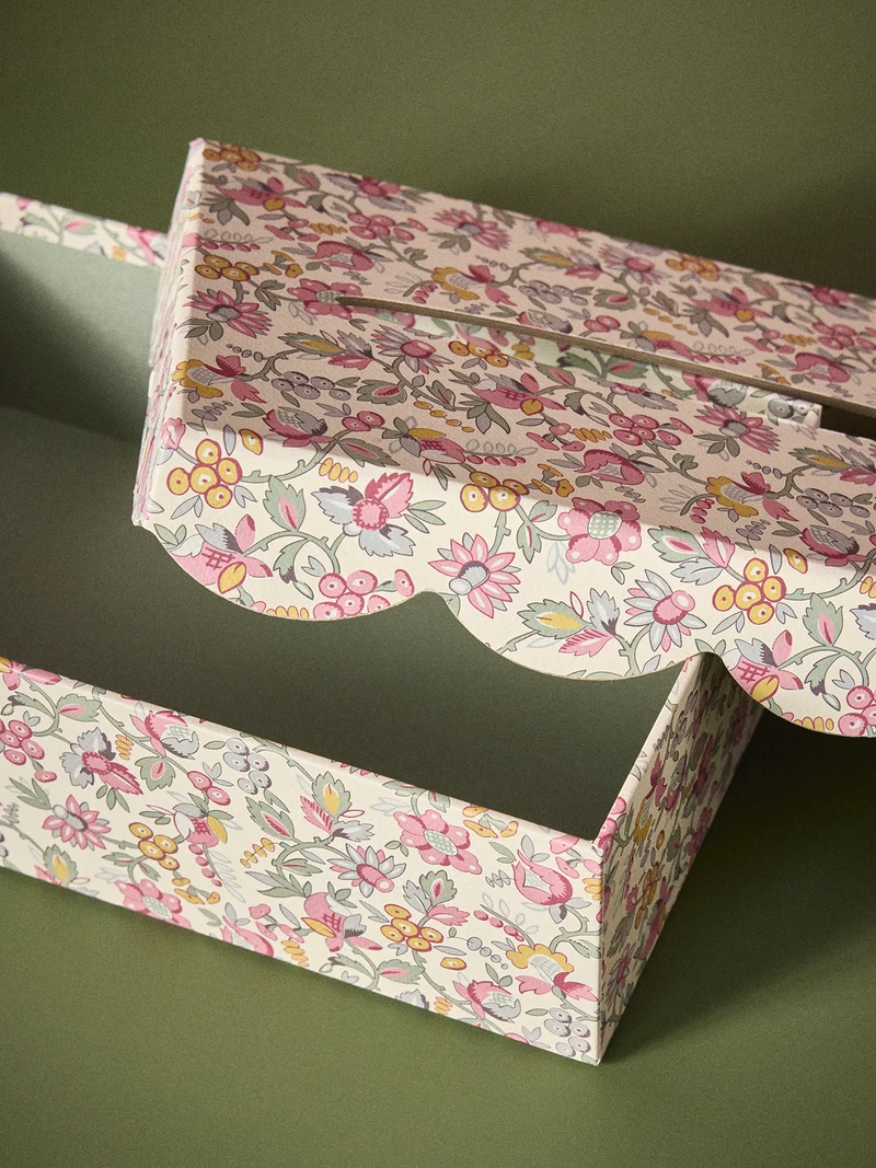Boîte à mouchoirs en papier imprimé