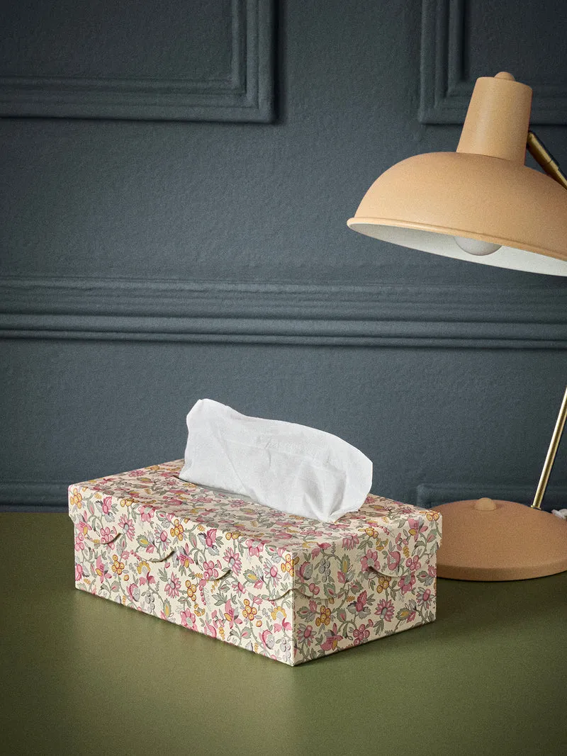 Boîte à mouchoirs en papier imprimé