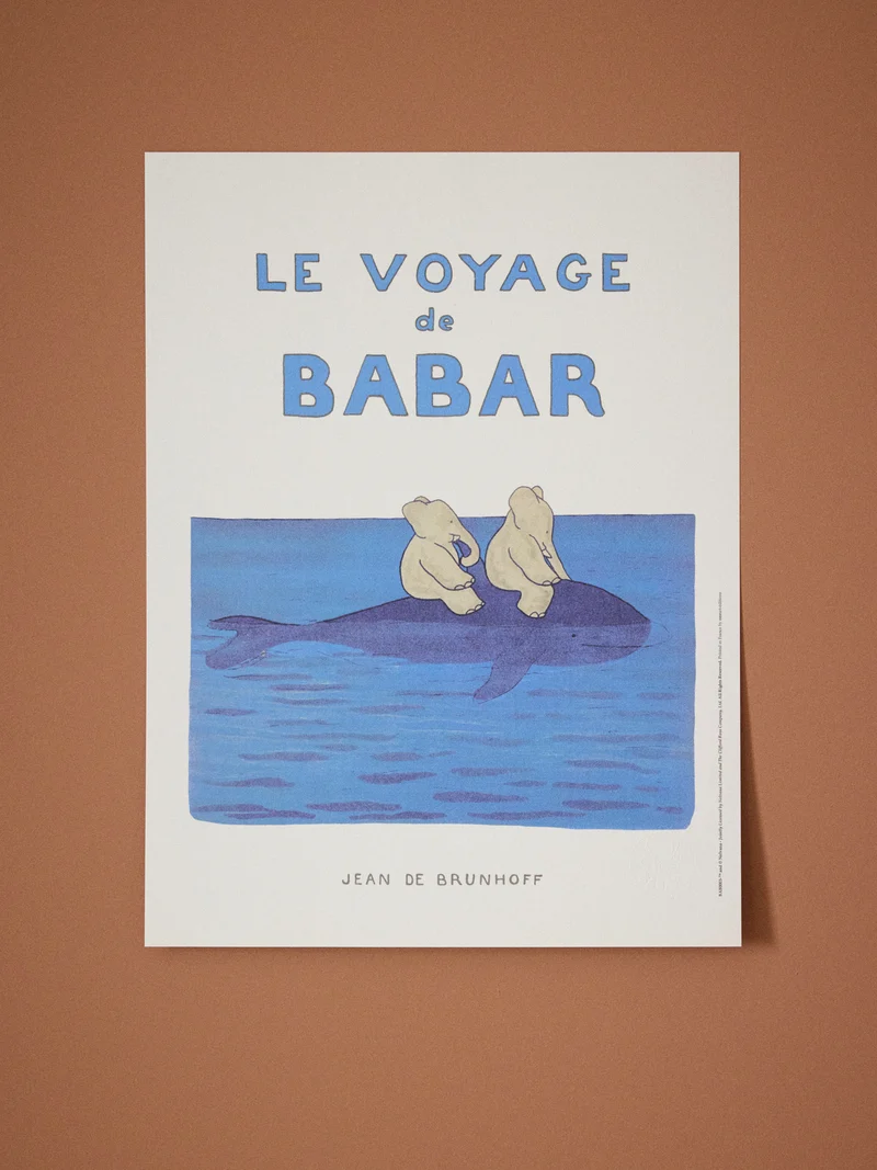 Affiche Babar Voyage - Oneart