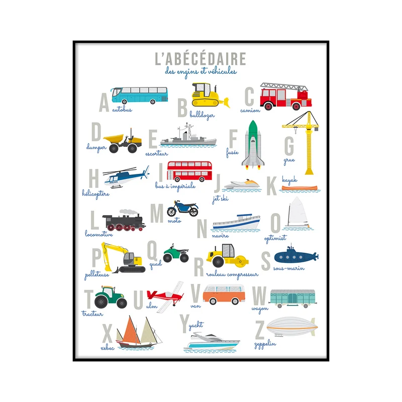 ABÉCÉDAIRE LITTLE MOTORS