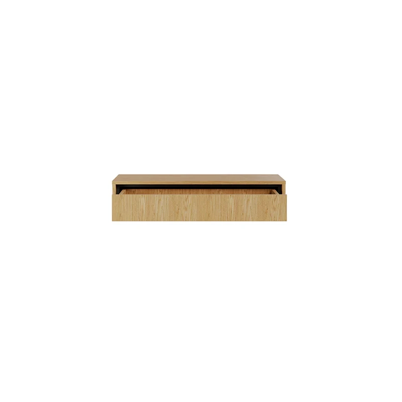 Console coiffeuse murale 1 tiroir Vidia Bois