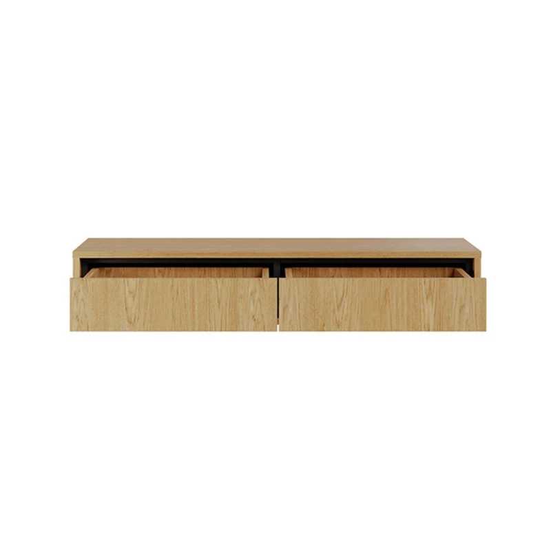 Console coiffeuse murale 2 tiroirs Vidia Bois