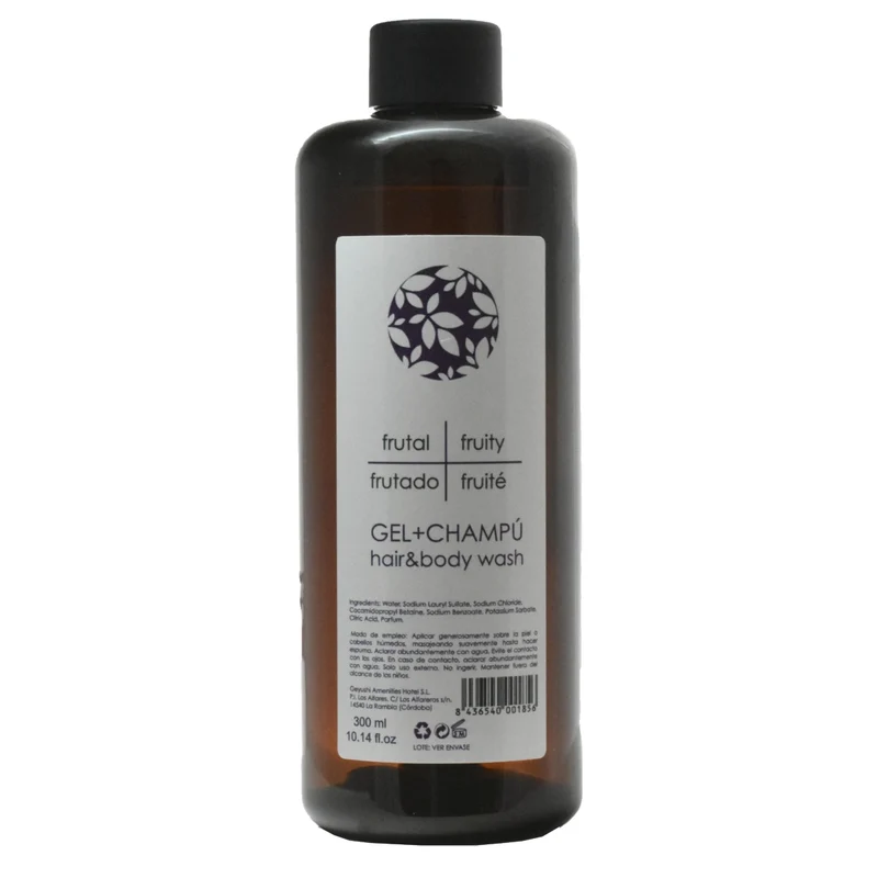 Botella Ambar Modelo 1 x 300 ml