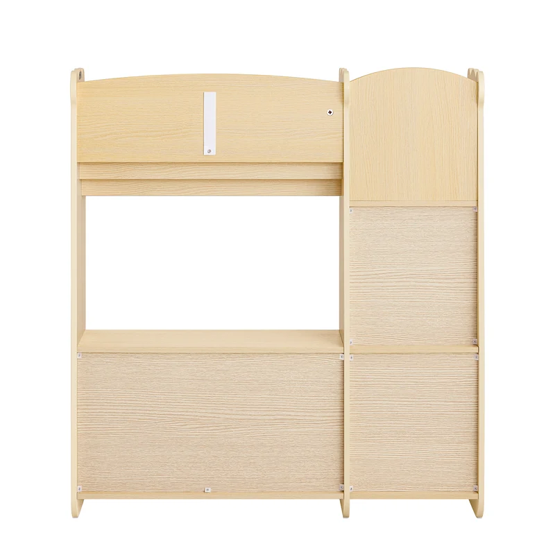 SoBuy KMB101-N Étagère de Rangement pour Enfants, Meuble Rangement pour Livres et Jouets, Bibliothèque Organisateur pour Chambre d'Enfants, Salle de Jeux, Salon, 91x30x100 cm