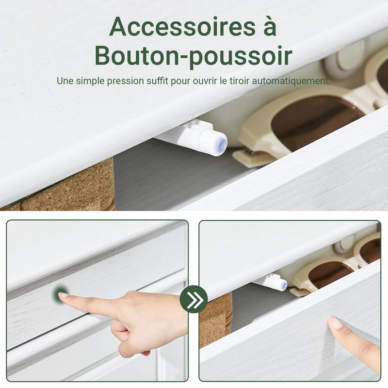 SoBuy FSR79-WG + FSR78-WG Ensemble Armoire à Chaussures 4 + 2 Abattants, Rangement 24 Paires, Gain de Place – Effet Bois Vieilli Blanc