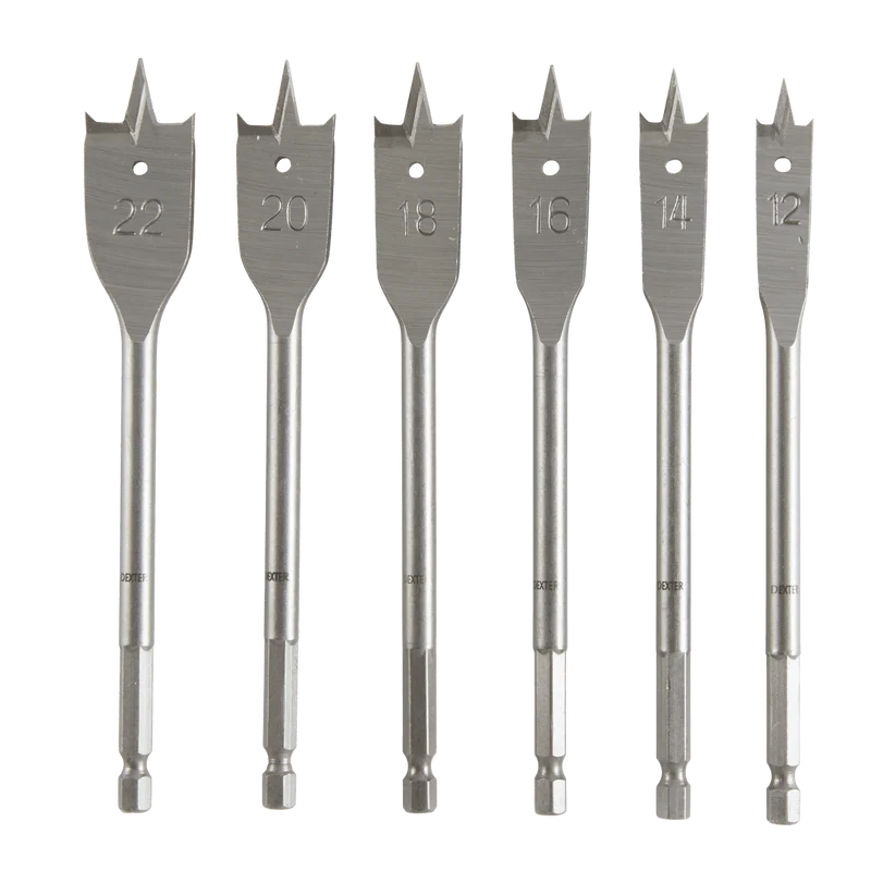 SET 6 MECHS FOR WOOD MIXED DIAMETERS.A