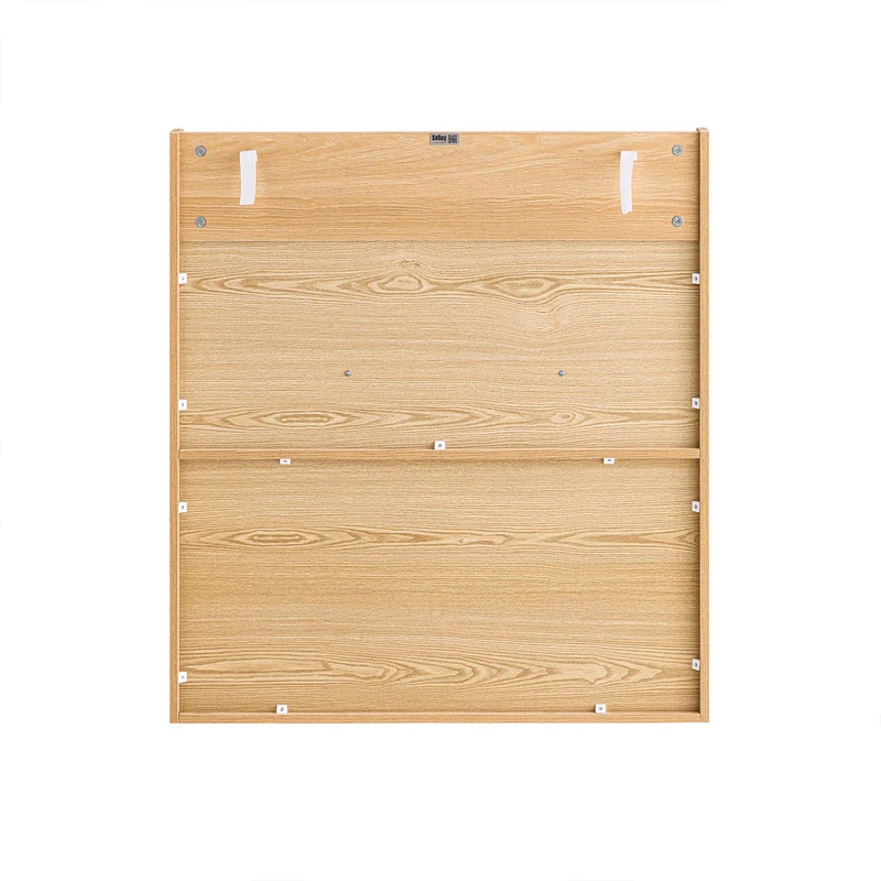 SoBuy KMB01-N Bibliothèque Enfant Montessori Naturelle – 3 Étagères, 2 Compartiments, 80 cm