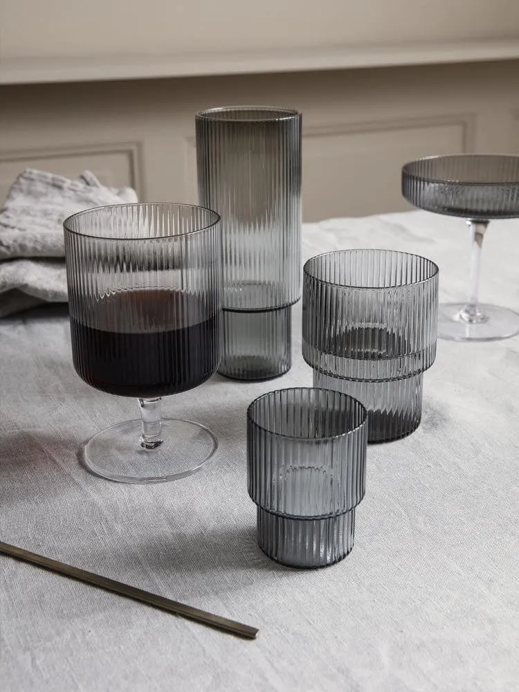 Verres Long Drink Ferm Living - Ripple (set of 4)