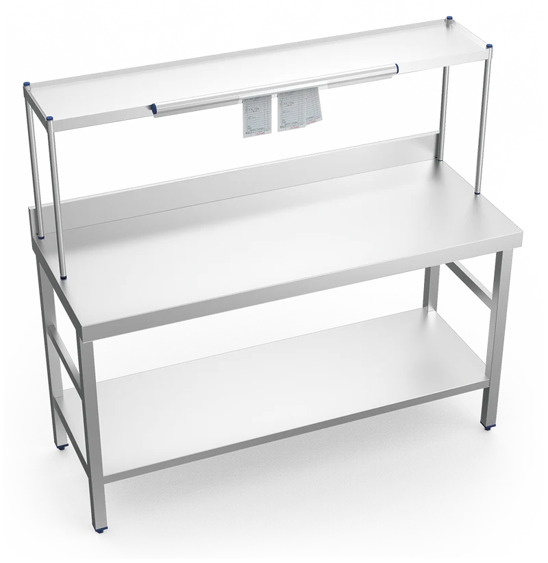 Étagère inox à poser sur table