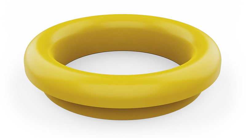 Caoutchouc jaune pour trou vide ordures
