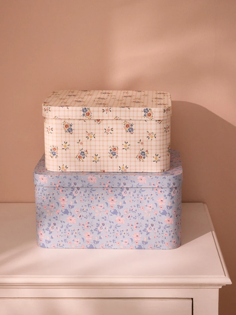 Boîte gigogne "Rosemary" par lot de 2