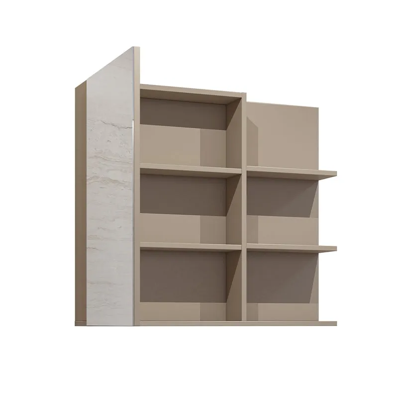 Armoire murale 1 porte miroir Sophéa Taupe