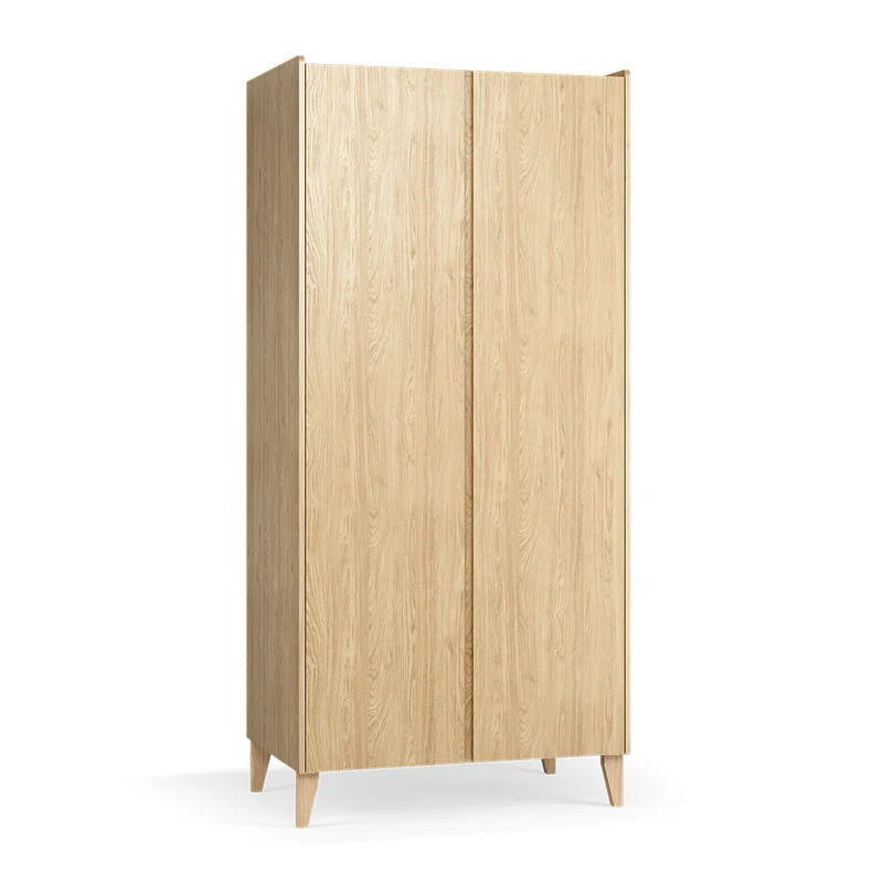 Lit évolutif 70x140 et armoire 2 portes Vox Muve Bois