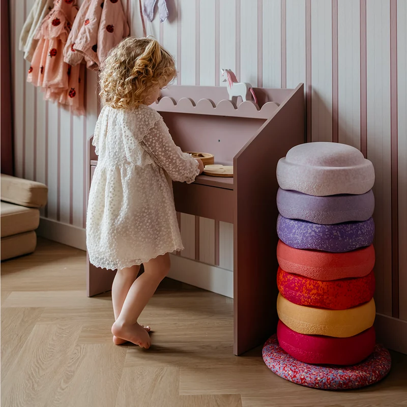 Bureau 1 tiroir avec chaise Bellamy Book Nook Rose