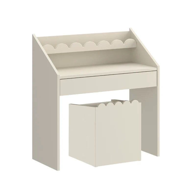 Bureau 1 tiroir avec chaise Bellamy Book Nook Beige