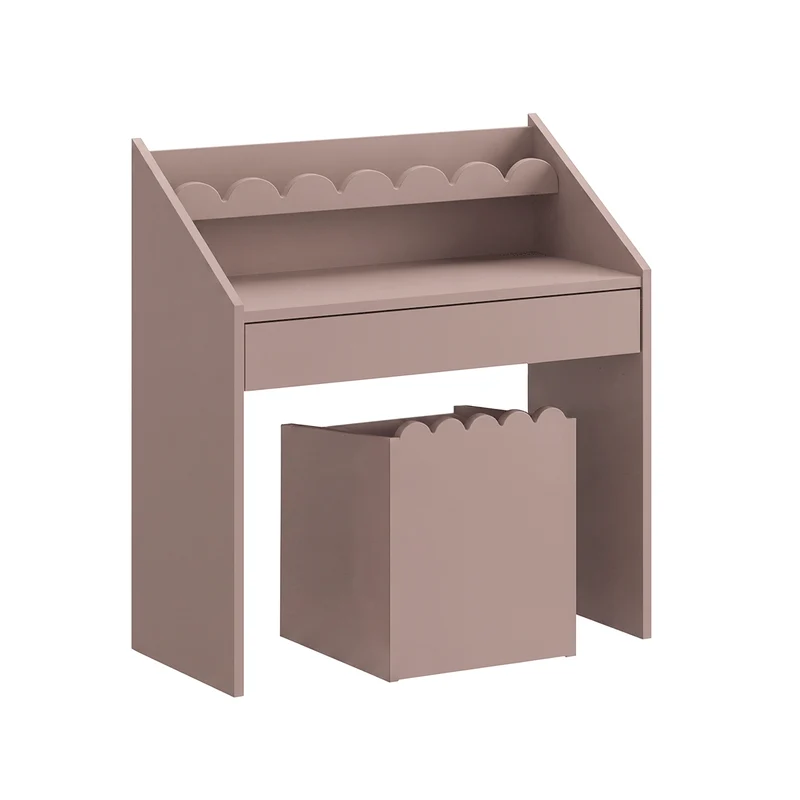 Bureau 1 tiroir avec chaise Bellamy Book Nook Rose