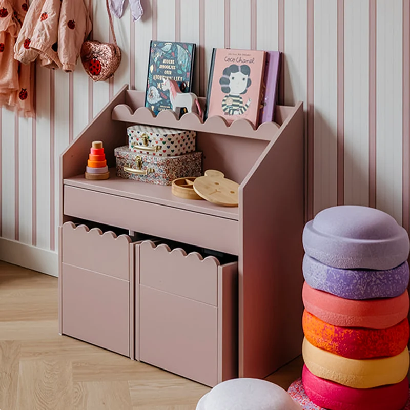 Bureau 1 tiroir avec chaise Bellamy Book Nook Rose