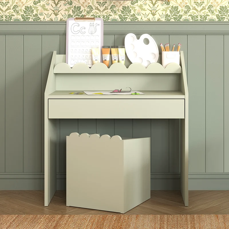 Bureau 1 tiroir avec chaise Bellamy Book Nook Vert