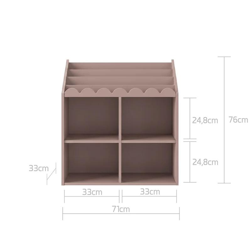 Bibliothèque Bellamy Book Nook Rose