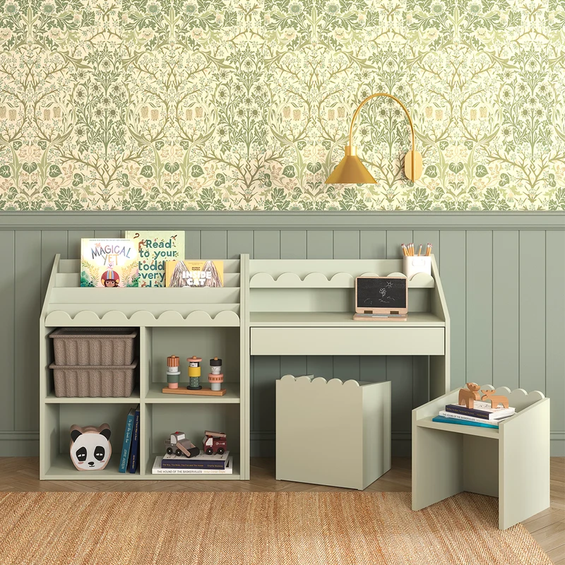 Bibliothèque Bellamy Book Nook Vert