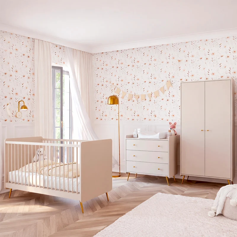 Commode 3 tiroirs Vox Lunea Cachemire