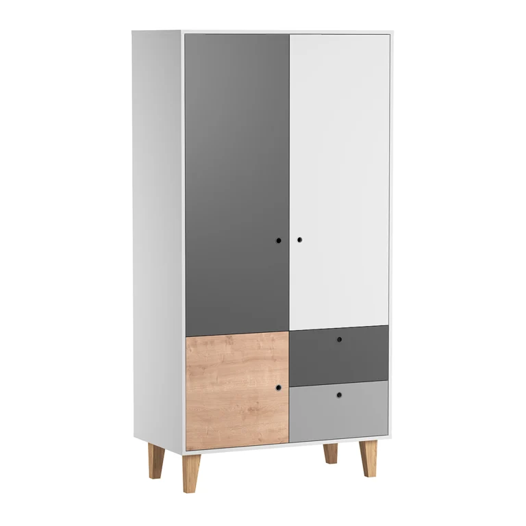 Chambre complète lit bébé évolutif - commode à langer - armoire Vox Concept Bois