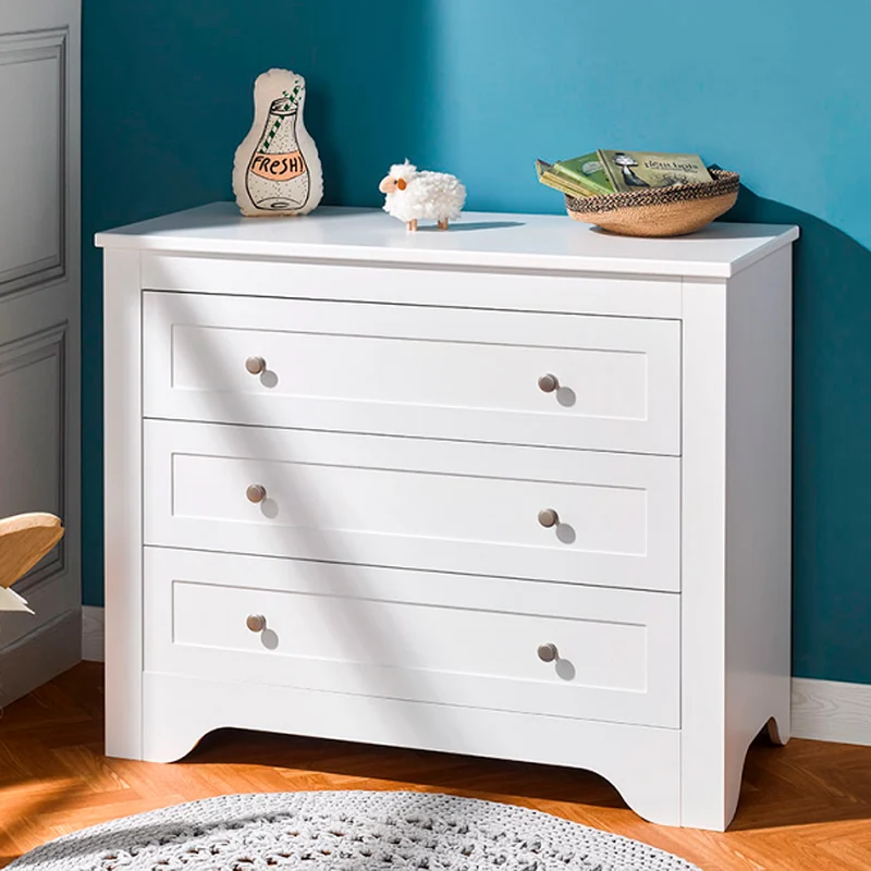 Lit bébé évolutif et Commode à langer Bébé Provence Occitane Blanc