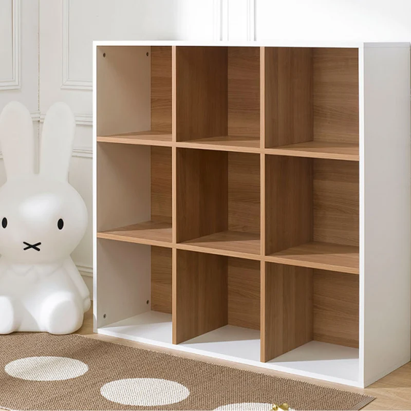 Bibliothèque enfant Junior Provence 9 cases - Blanc