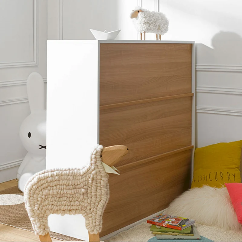 Bibliothèque enfant Junior Provence 9 cases - Blanc