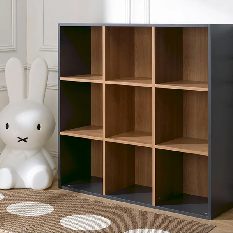 Bibliothèque enfant Junior Provence 9 cases - Gris