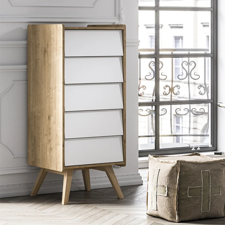 Chiffonnier Vox Vintage Bois Blanc
