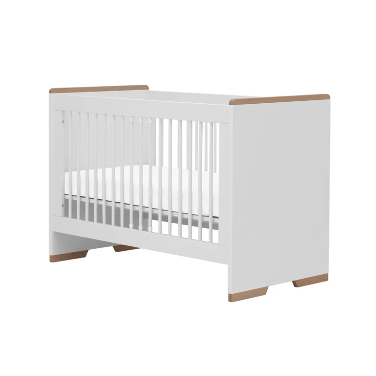 Lit bébé et Armoire Pinio Snap Blanc et bois
