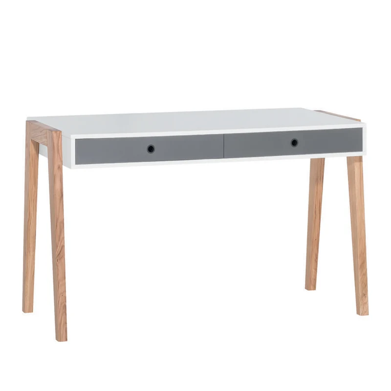 Bureau 2 tiroirs Vox Concept Gris