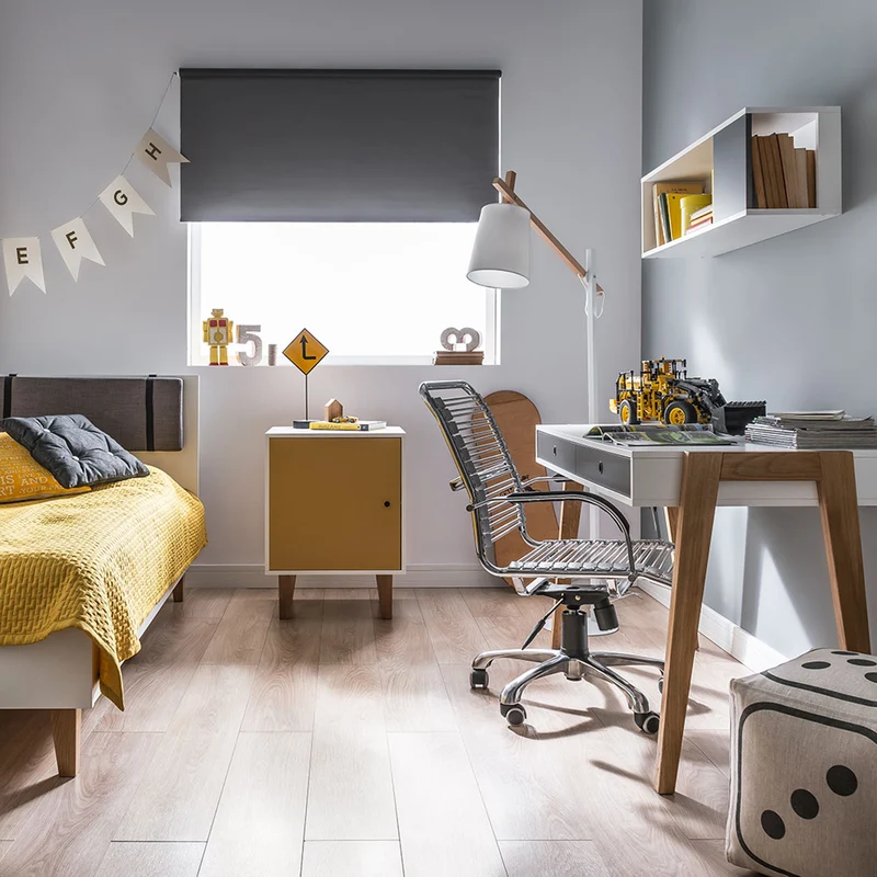 Bureau 2 tiroirs Vox Concept Gris