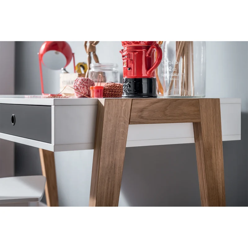 Bureau 2 tiroirs Vox Concept Gris
