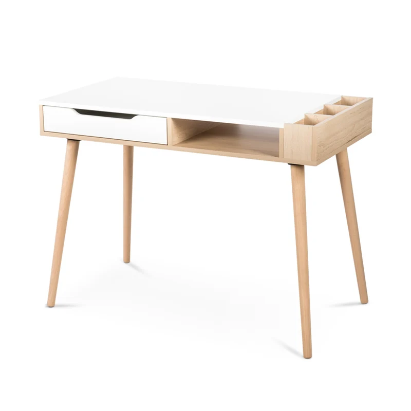 Bureau LittleSky by Klups Sofie Hêtre et Blanc