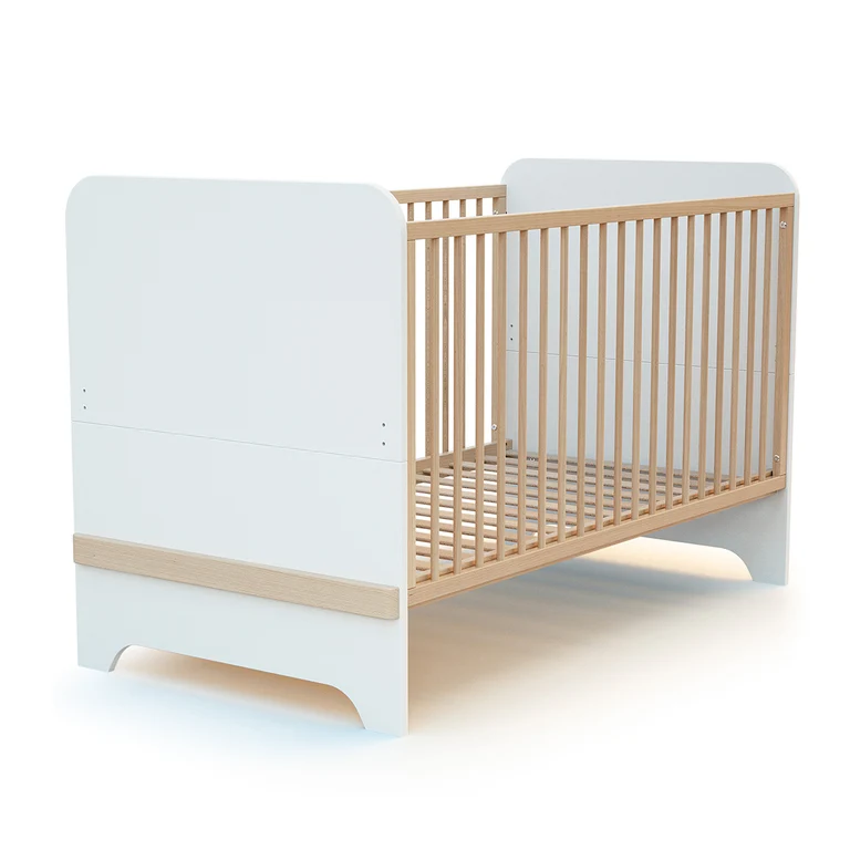 Lit évolutif 70x140 AT4 Carrousel Blanc et hêtre