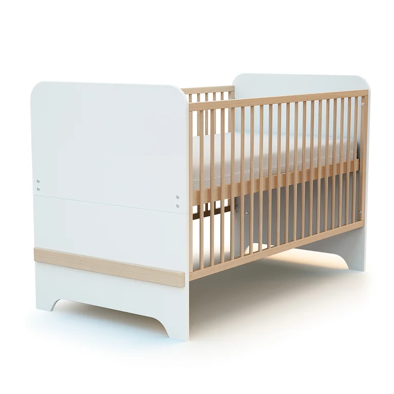 Lit évolutif 70x140 AT4 Carrousel Blanc et hêtre