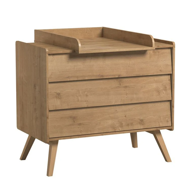 Chambre complète lit bébé - commode 3 tiroirs - armoire 2 portes Vox Vintage Bois