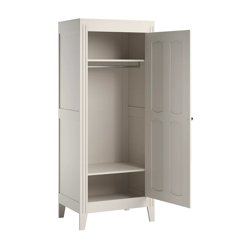 Commode 3 tiroirs et armoire 1 porte Vox Milenne Blanc