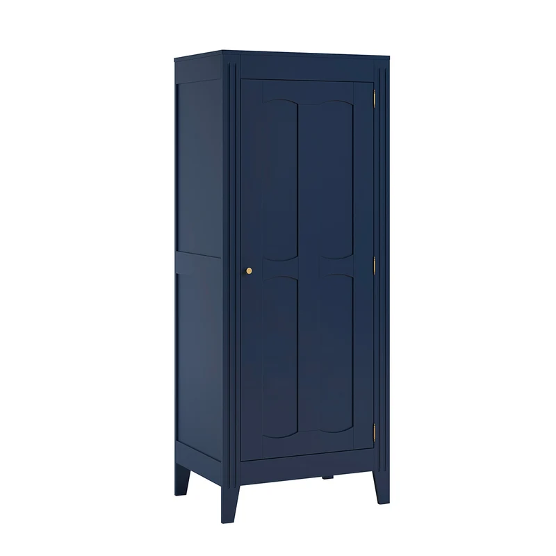 Lit bébé évolutif et armoire 1 porte Vox Milenne Bleu