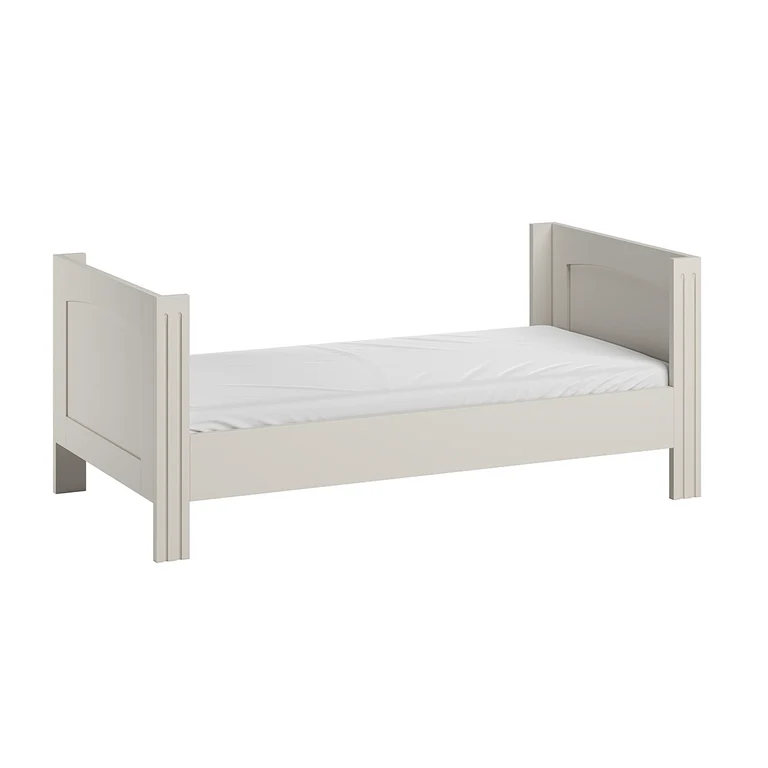 Lit bébé évolutif et armoire 1 porte Vox Milenne Blanc