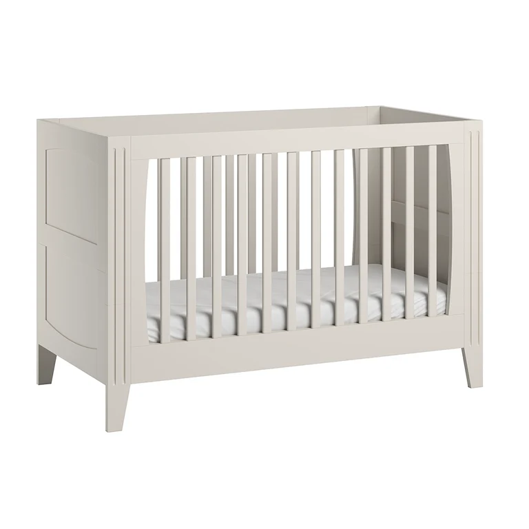 Lit bébé évolutif et commode 3 tiroirs Vox Milenne Blanc