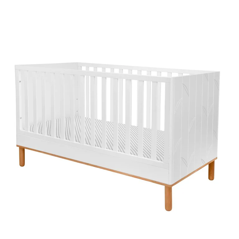 Lit évolutif 70x140 Bellamy Toteme Botanic Blanc et bois