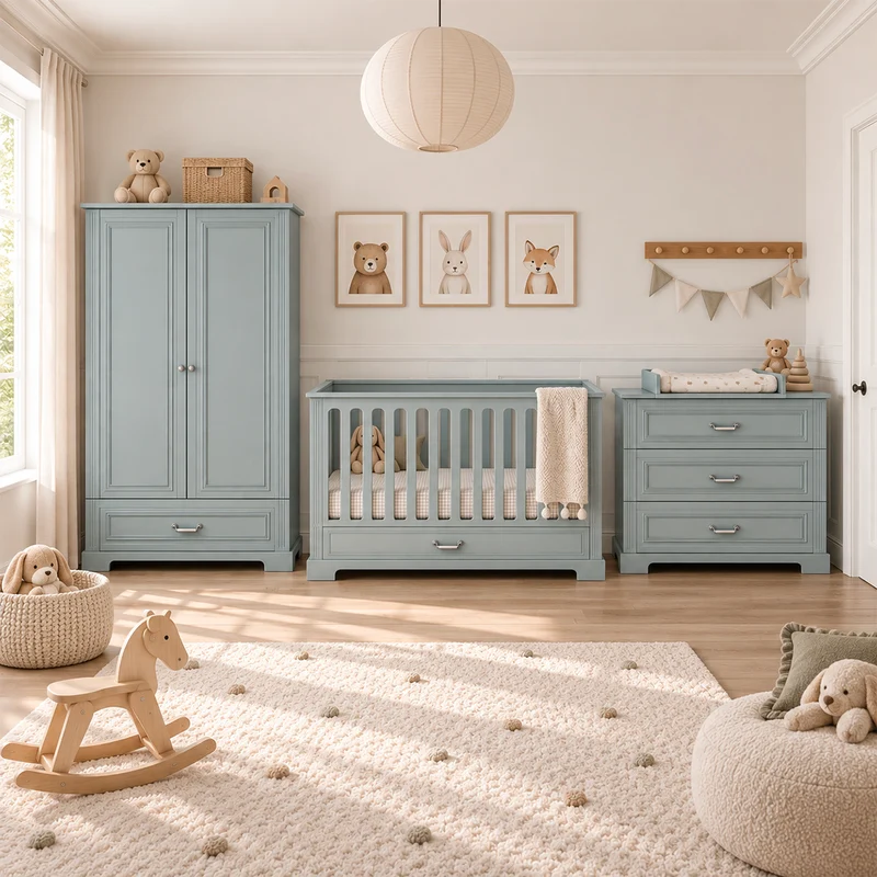 Commode 3 tiroirs Bellamy Ines Gris