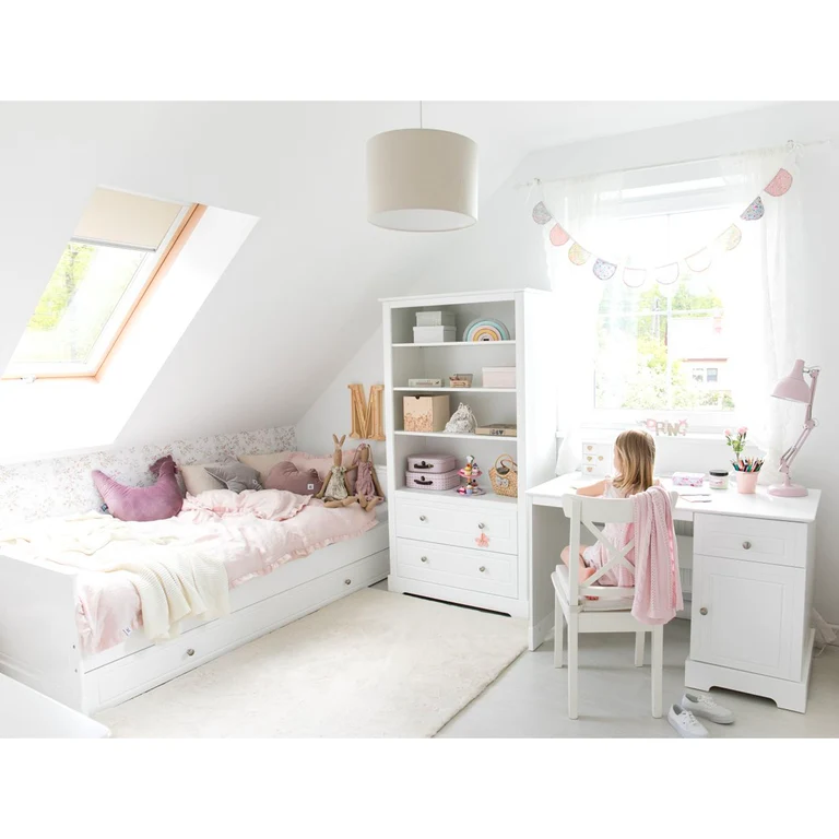 Bureau 1 tiroir 1 porte Bellamy Marylou Blanc