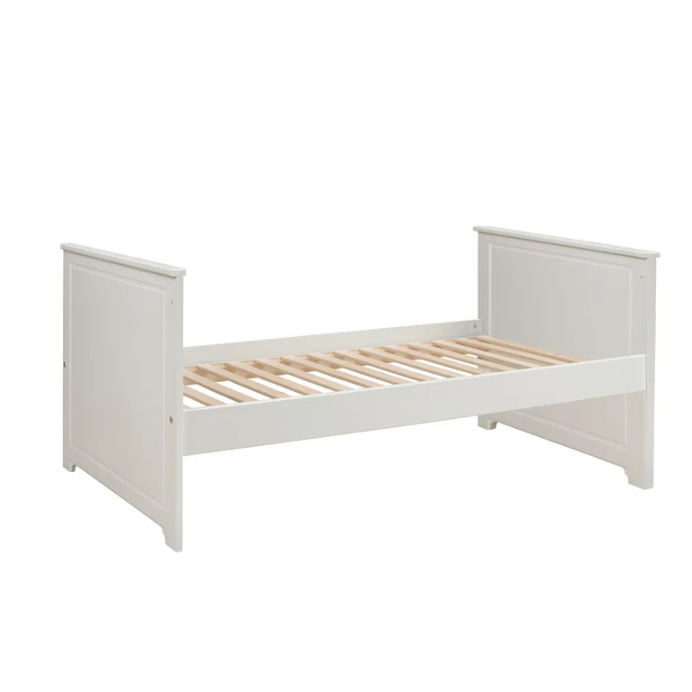 Lit évolutif 70x140 et commode 3 tiroirs Bellamy Marylou Blanc
