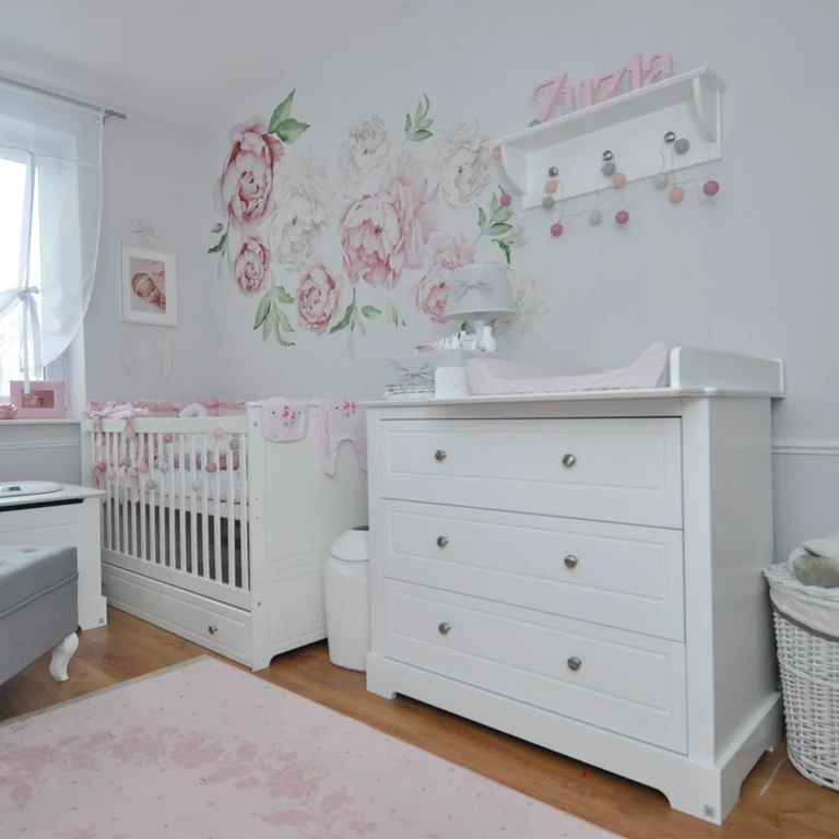 Lit évolutif 70x140 et commode 3 tiroirs Bellamy Marylou Blanc